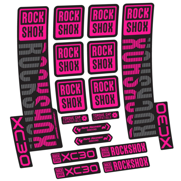 Rock Shox XC30 Pegatinas en vinilo adhesivo Horquilla (20)
