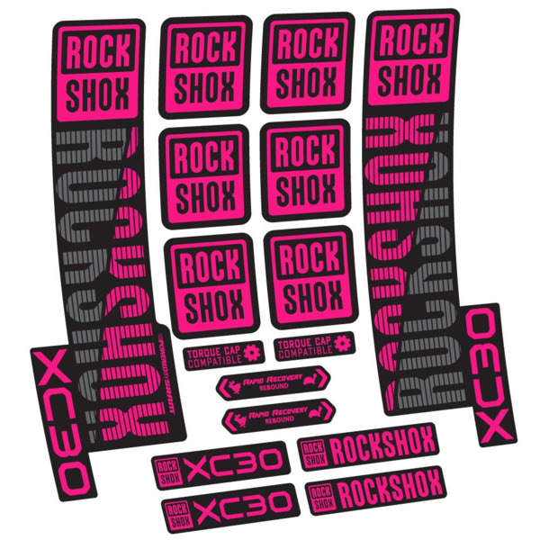 Rock Shox XC30 Pegatinas en vinilo adhesivo Horquilla (21)
