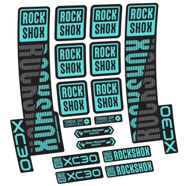 Rock Shox XC30 Pegatinas en vinilo adhesivo Horquilla (22)