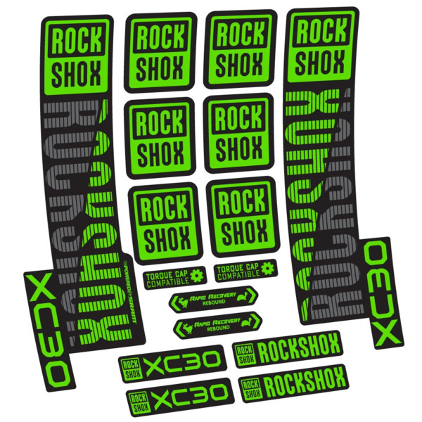 Rock Shox XC30 Pegatinas en vinilo adhesivo Horquilla (24)