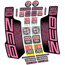 Rock Shox Zeb Ultimate 2023, Pegatinas en vinilo adhesivo Horquilla