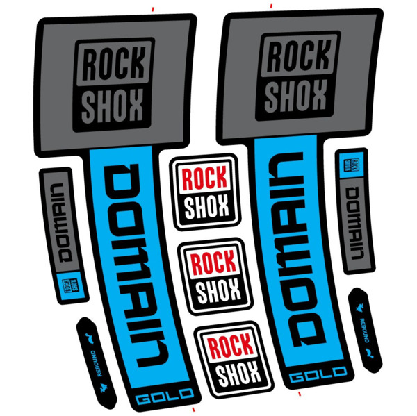 RockShox Domain Gold 2025 ver. 1 Pegatinas en vinilo adhesivo Horquilla (4)