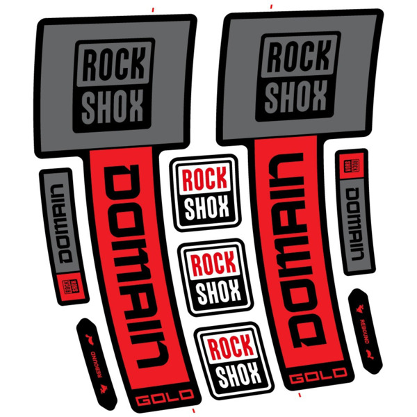 RockShox Domain Gold 2025 ver. 1 Pegatinas en vinilo adhesivo Horquilla (19)