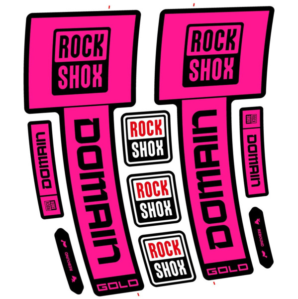 RockShox Domain Gold 2025 ver. 1 Pegatinas en vinilo adhesivo Horquilla (20)