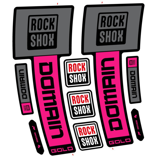 RockShox Domain Gold 2025 ver. 1 Pegatinas en vinilo adhesivo Horquilla (21)