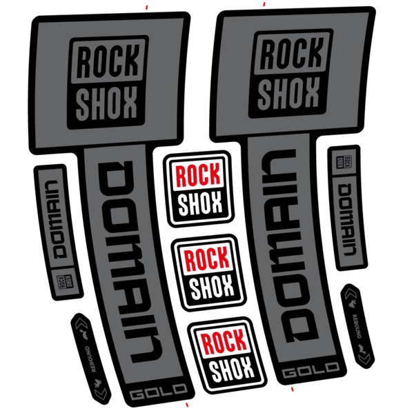 RockShox Domain Gold 2025 ver. 2 Pegatinas en vinilo adhesivo Horquilla (7)
