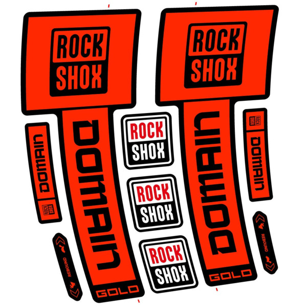 RockShox Domain Gold 2025 ver. 2 Pegatinas en vinilo adhesivo Horquilla (18)