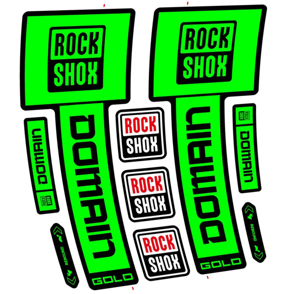 RockShox Domain Gold 2025 ver. 2 Pegatinas en vinilo adhesivo Horquilla (23)