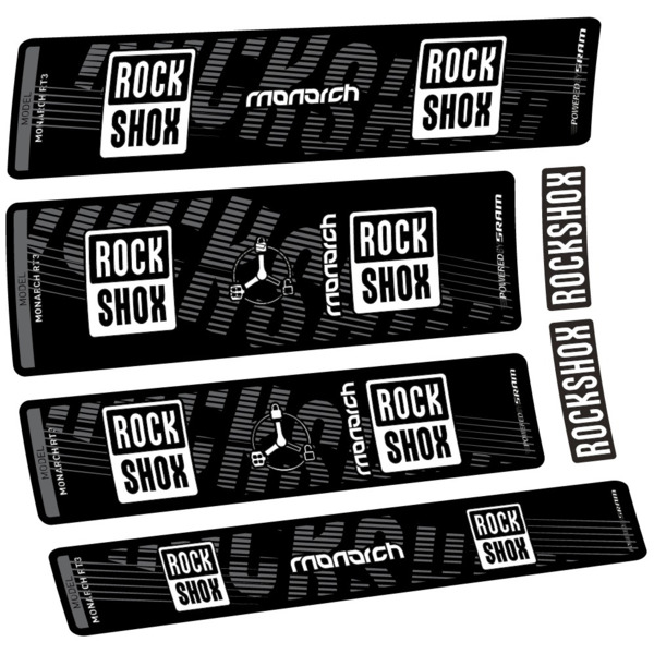 Rockshox Monarch RT3 2022 Pegatinas en vinilo adhesivo Amortiguador (6)