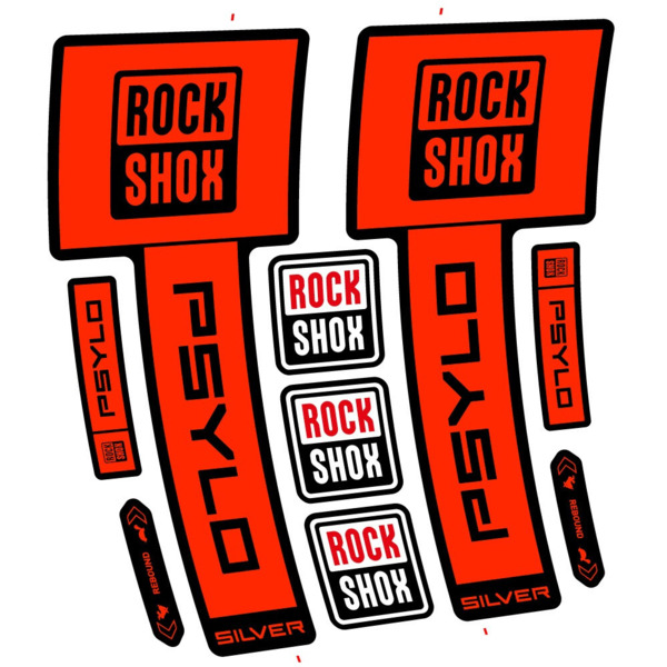 RockShox Psylo Silver 2025 Pegatinas en vinilo adhesivo Horquilla (18)