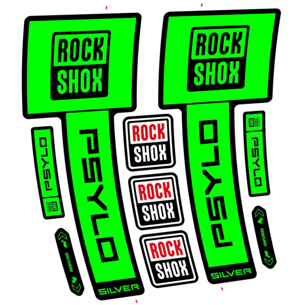 RockShox Psylo Silver 2025 Pegatinas en vinilo adhesivo Horquilla (23)