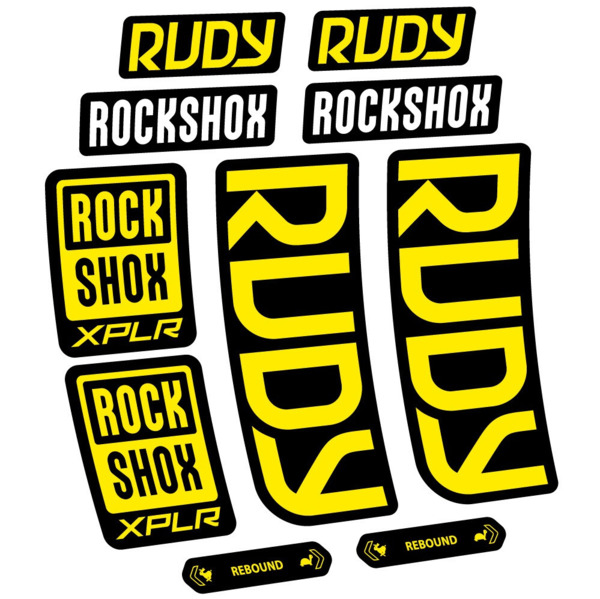 RockShox Rudy 2023-2024 Pegatinas en vinilo adhesivo Horquilla (3)