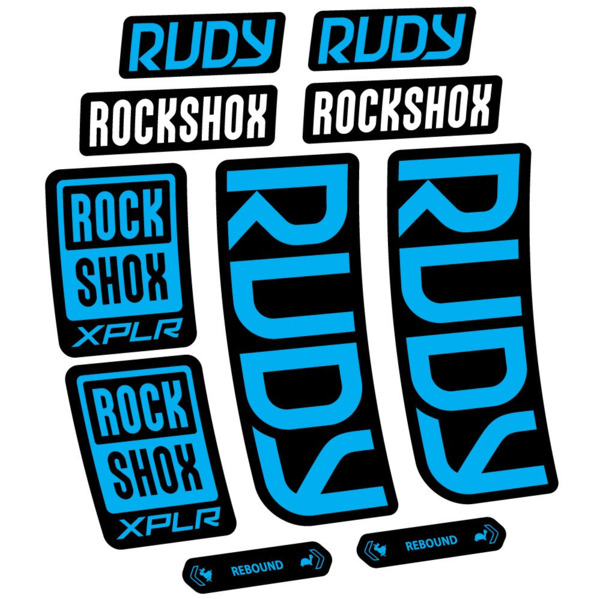 RockShox Rudy 2023-2024 Pegatinas en vinilo adhesivo Horquilla (4)