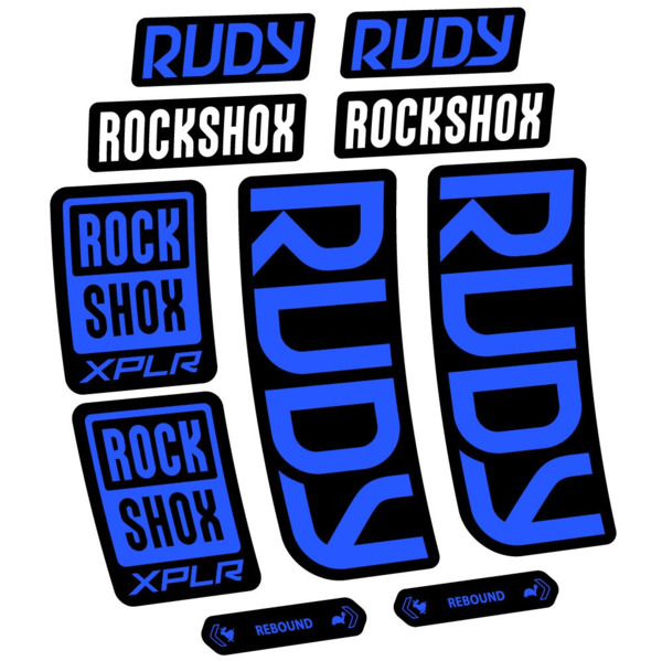 RockShox Rudy 2023-2024 Pegatinas en vinilo adhesivo Horquilla (5)
