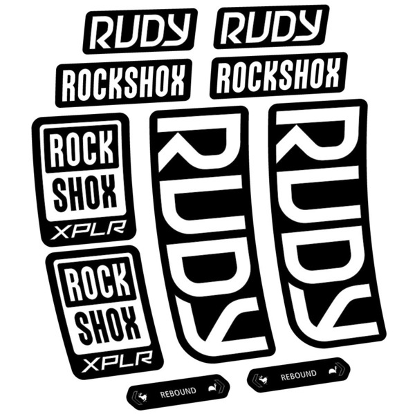 RockShox Rudy 2023-2024 Pegatinas en vinilo adhesivo Horquilla (6)