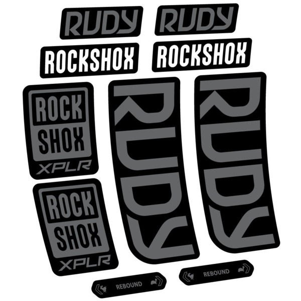 RockShox Rudy 2023-2024 Pegatinas en vinilo adhesivo Horquilla (7)