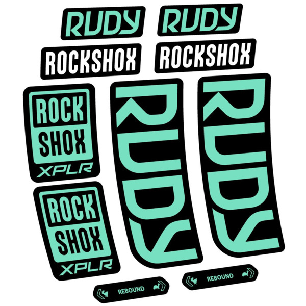 RockShox Rudy 2023-2024 Pegatinas en vinilo adhesivo Horquilla (9)