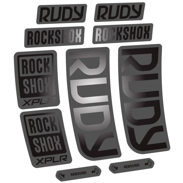 RockShox Rudy 2023-2024 Pegatinas en vinilo adhesivo Horquilla (12)