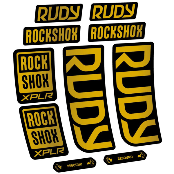 RockShox Rudy 2023-2024 Pegatinas en vinilo adhesivo Horquilla (13)