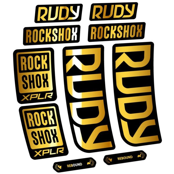 RockShox Rudy 2023-2024 Pegatinas en vinilo adhesivo Horquilla (14)