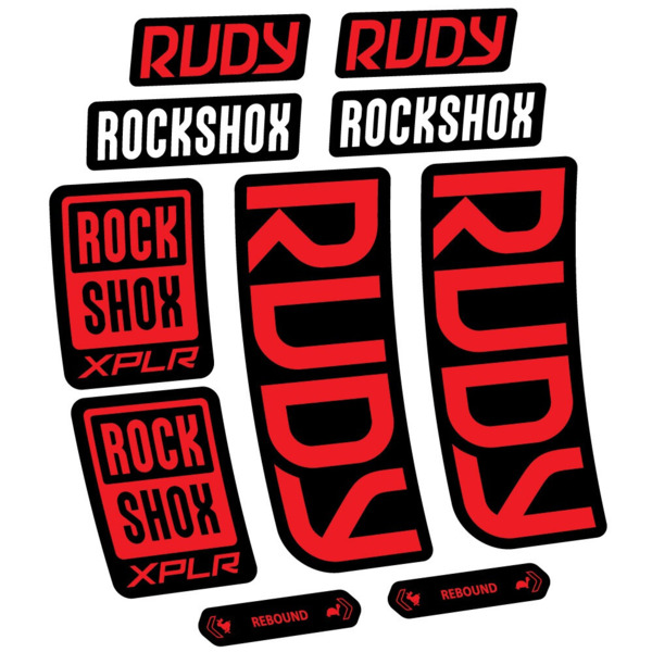 RockShox Rudy 2023-2024 Pegatinas en vinilo adhesivo Horquilla (19)