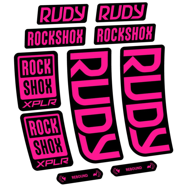 RockShox Rudy 2023-2024 Pegatinas en vinilo adhesivo Horquilla (20)