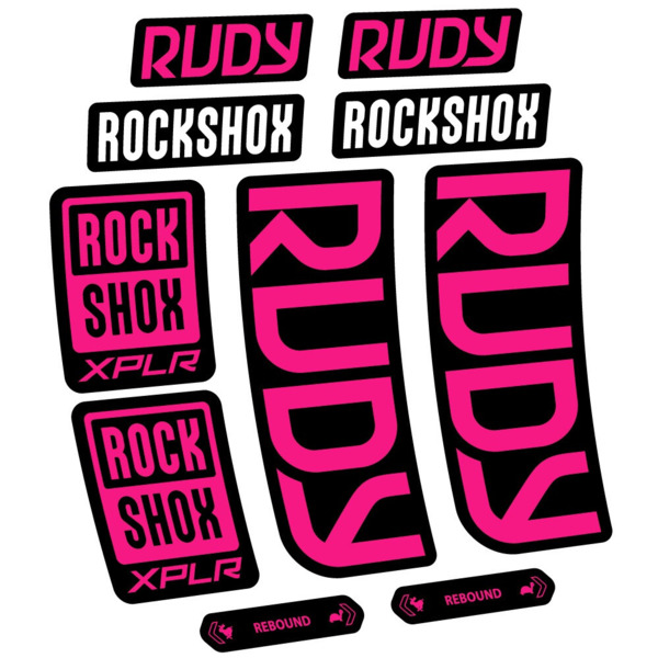 RockShox Rudy 2023-2024 Pegatinas en vinilo adhesivo Horquilla (21)