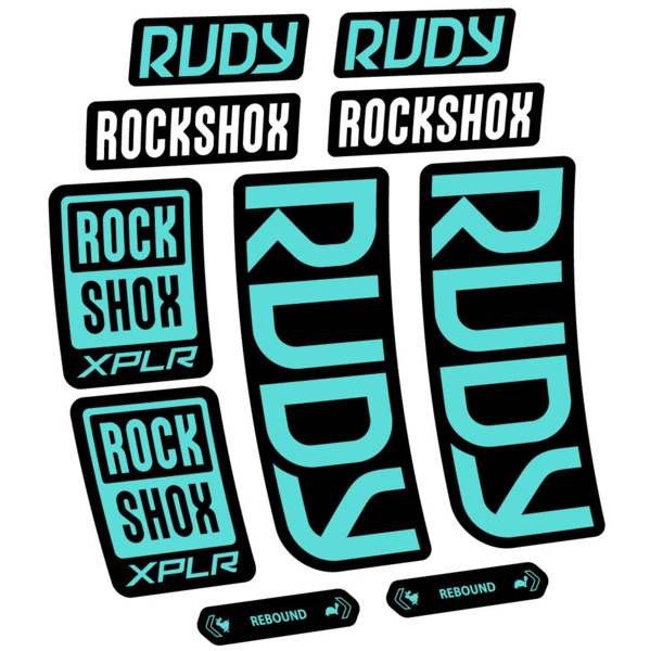 RockShox Rudy 2023-2024 Pegatinas en vinilo adhesivo Horquilla (22)