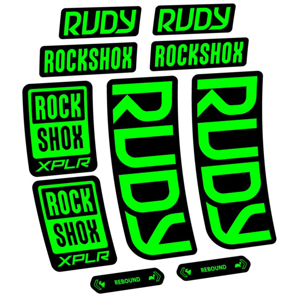 RockShox Rudy 2023-2024 Pegatinas en vinilo adhesivo Horquilla (23)