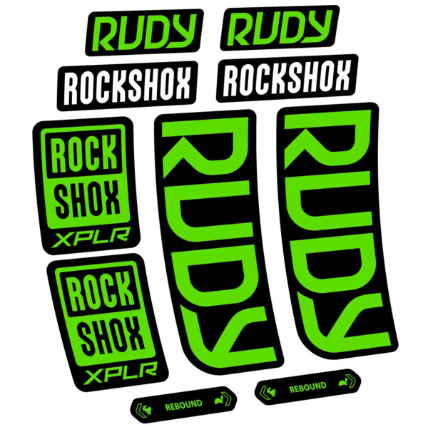 RockShox Rudy 2023-2024 Pegatinas en vinilo adhesivo Horquilla (24)
