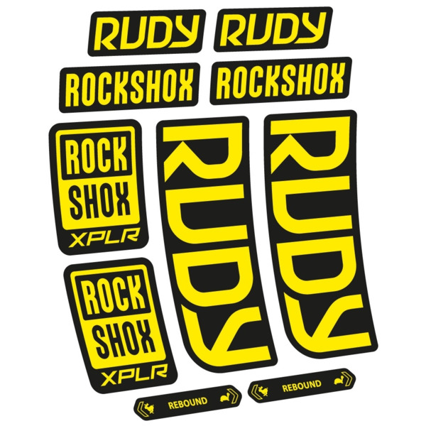 RockShox Rudy 2023 Pegatinas en vinilo adhesivo Horquilla (3)