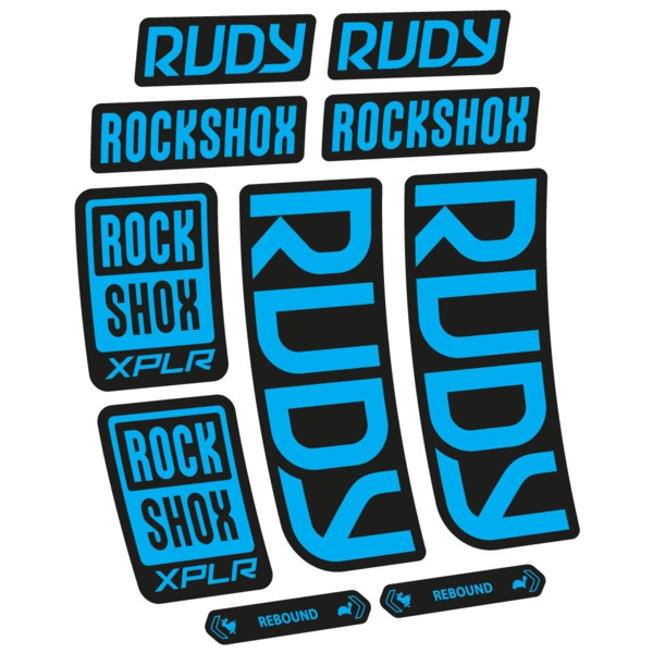 RockShox Rudy 2023 Pegatinas en vinilo adhesivo Horquilla (4)