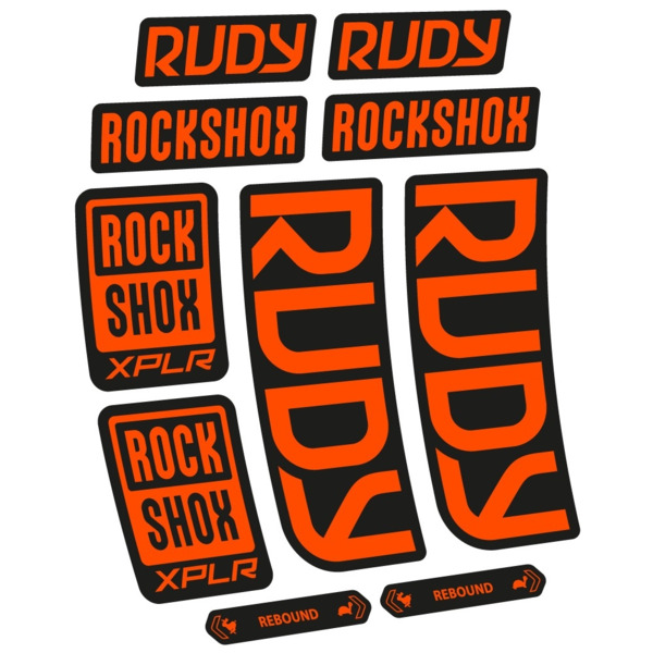 RockShox Rudy 2023 Pegatinas en vinilo adhesivo Horquilla (10)