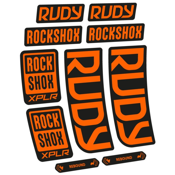 RockShox Rudy 2023 Pegatinas en vinilo adhesivo Horquilla (11)