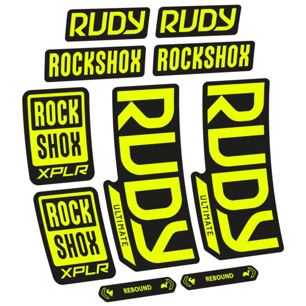 RockShox Rudy Ultimate 2023 Pegatinas en vinilo adhesivo Horquilla (2)