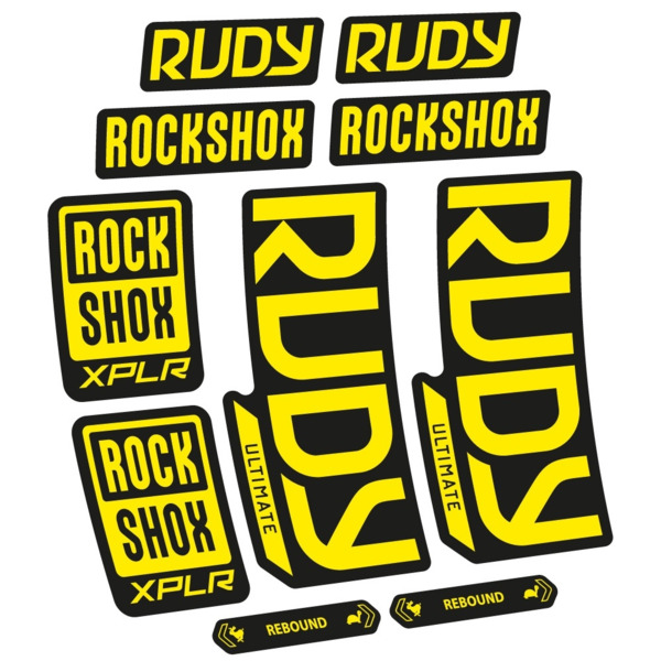 RockShox Rudy Ultimate 2023 Pegatinas en vinilo adhesivo Horquilla (3)