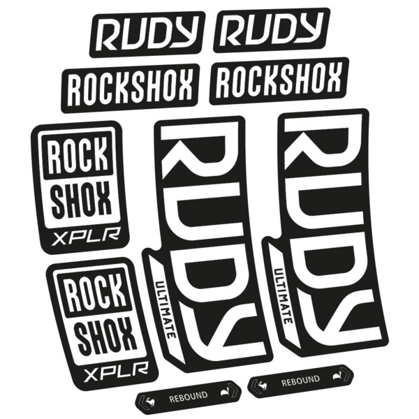 RockShox Rudy Ultimate 2023 Pegatinas en vinilo adhesivo Horquilla (6)
