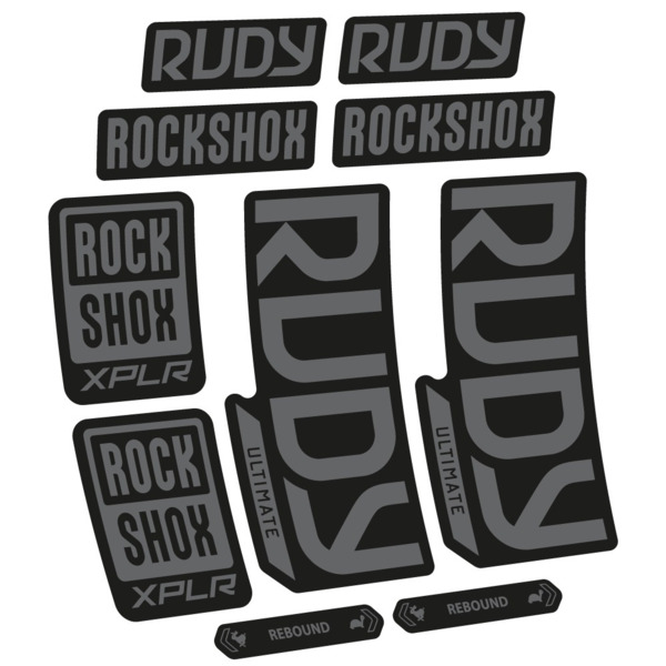 RockShox Rudy Ultimate 2023 Pegatinas en vinilo adhesivo Horquilla (7)