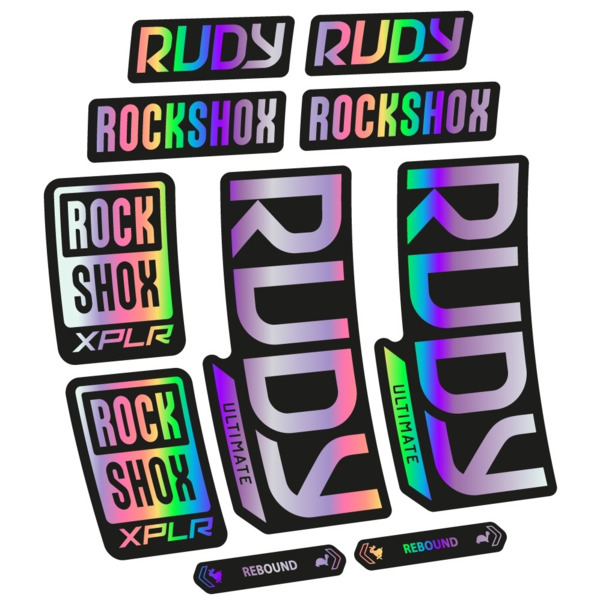 RockShox Rudy Ultimate 2023 Pegatinas en vinilo adhesivo Horquilla (8)
