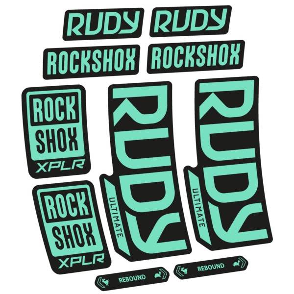 RockShox Rudy Ultimate 2023 Pegatinas en vinilo adhesivo Horquilla (9)