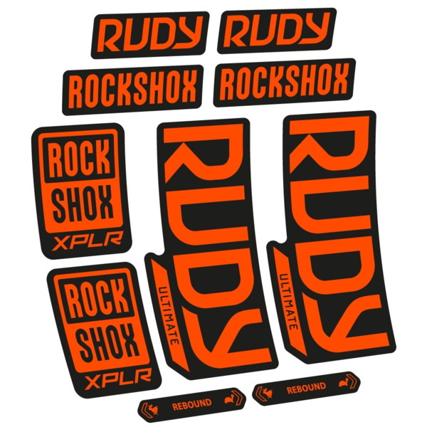 RockShox Rudy Ultimate 2023 Pegatinas en vinilo adhesivo Horquilla (10)