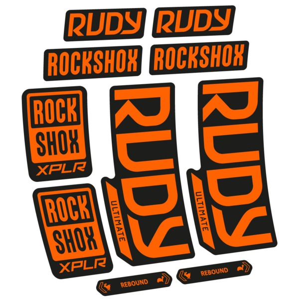 RockShox Rudy Ultimate 2023 Pegatinas en vinilo adhesivo Horquilla (11)