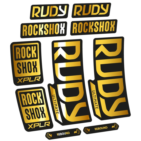 RockShox Rudy Ultimate 2023 Pegatinas en vinilo adhesivo Horquilla (14)