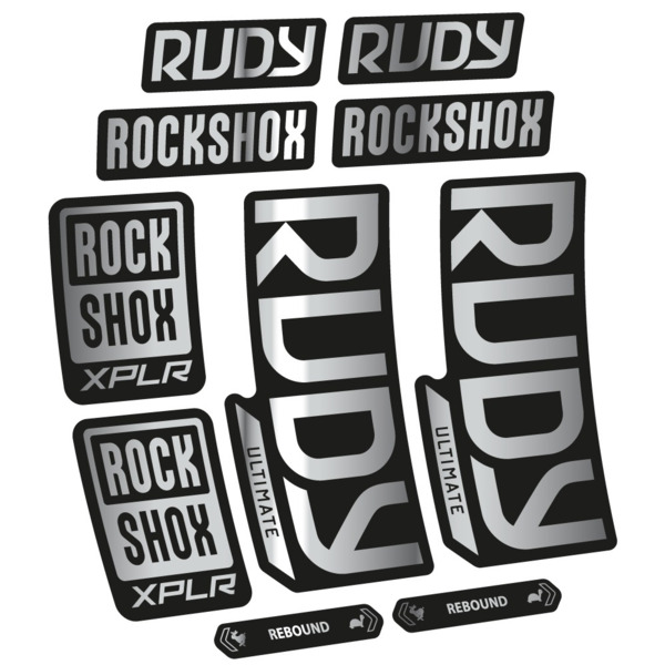 RockShox Rudy Ultimate 2023 Pegatinas en vinilo adhesivo Horquilla (16)
