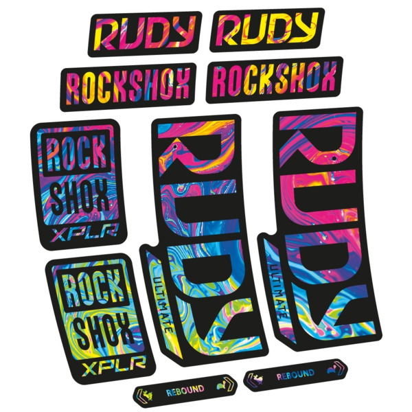 RockShox Rudy Ultimate 2023 Pegatinas en vinilo adhesivo Horquilla (17)