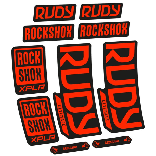 RockShox Rudy Ultimate 2023 Pegatinas en vinilo adhesivo Horquilla (18)