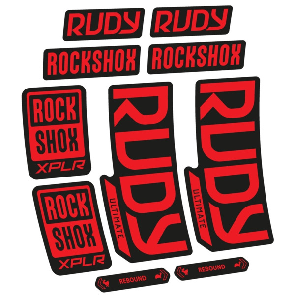 RockShox Rudy Ultimate 2023 Pegatinas en vinilo adhesivo Horquilla (19)