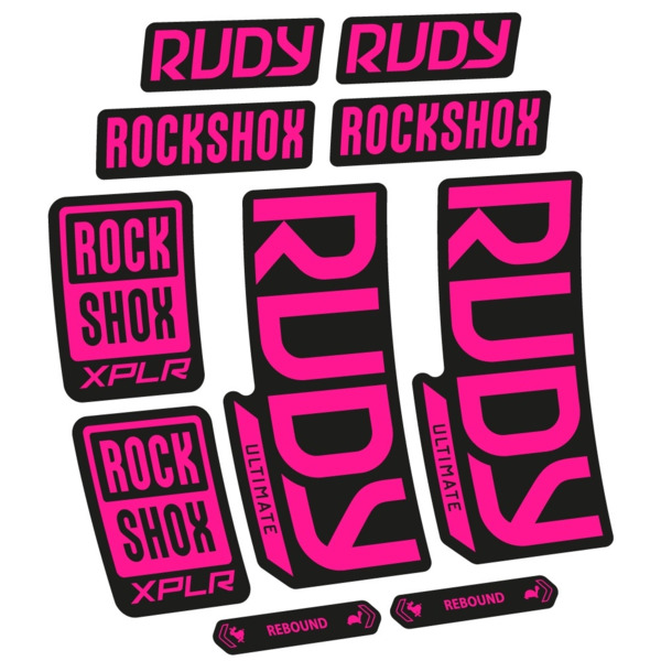 RockShox Rudy Ultimate 2023 Pegatinas en vinilo adhesivo Horquilla (20)