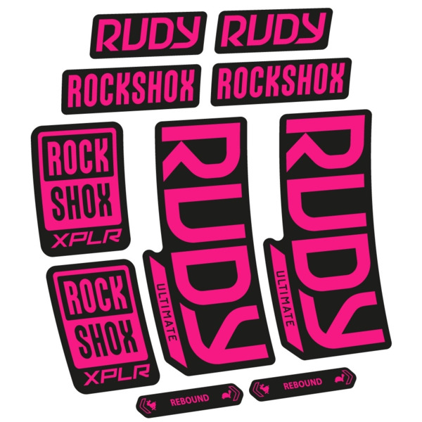 RockShox Rudy Ultimate 2023 Pegatinas en vinilo adhesivo Horquilla (21)
