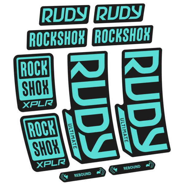 RockShox Rudy Ultimate 2023 Pegatinas en vinilo adhesivo Horquilla (22)